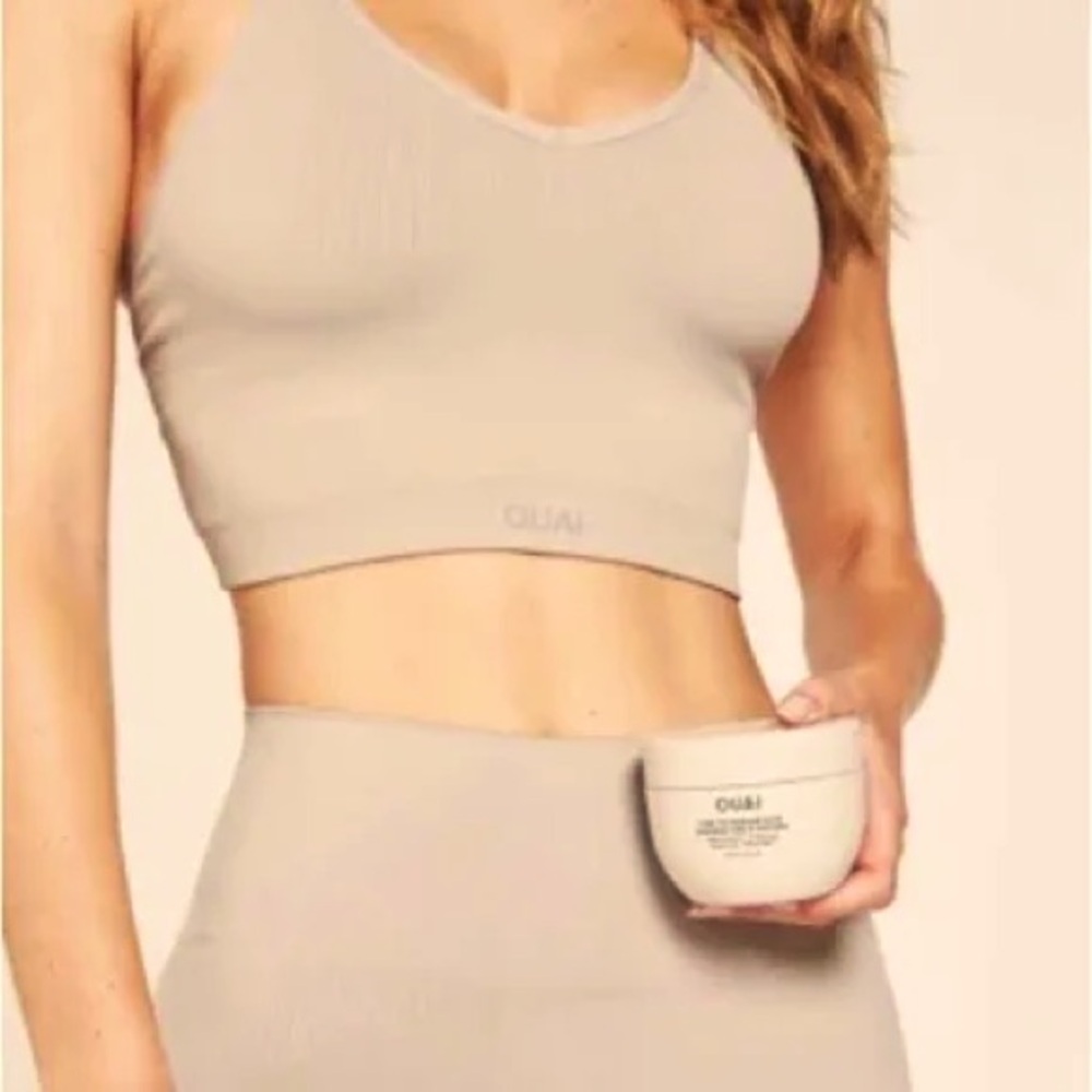 Set Active x OUAI Ribbed VNeck, Mercer Street, Small